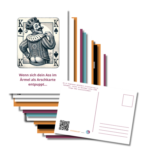 Starter-Bundle „12 Systemklugheiten“ + 10 Postkarten