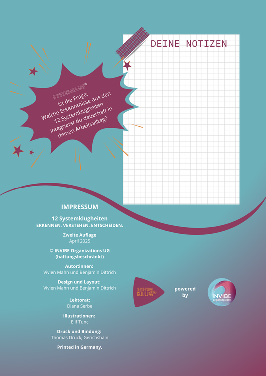 Wandkalender „12 Systemklugheiten“ – Struktur, Humor und Aha-Momente fürs Büro