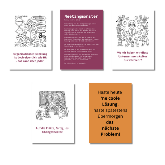 10 SYSTEMKLUG® Postkarten - Überraschungspaket