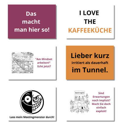 10 SYSTEMKLUG® Postkarten - Überraschungspaket